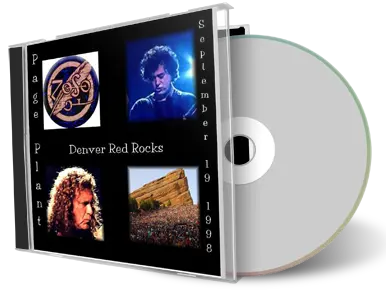 Artwork Cover of Jimmy Page And Robert Plant 1998-09-16 CD Morrison Audience
