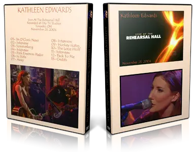 Artwork Cover of Kathleen Edwards 2004-11-23 DVD Toronto Proshot