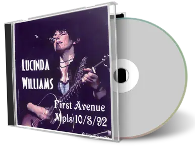Artwork Cover of Lucinda Williams 1992-10-08 CD Minneapolis Audience