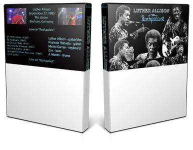 Artwork Cover of Luther Allison 1985-09-27 DVD Bochum Proshot