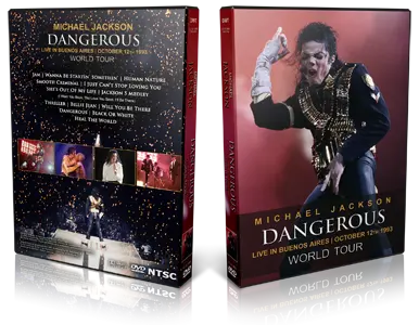 Artwork Cover of Michael Jackson 1993-10-12 DVD Buenos Aires Proshot