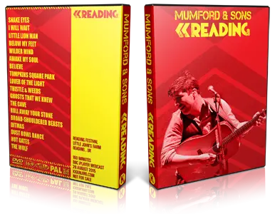 Artwork Cover of Mumford and Sons 2015-08-28 DVD Reading Festival 2015 Proshot