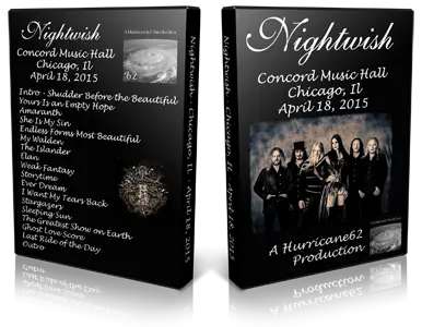 Artwork Cover of Nightwish 2015-04-18 DVD Chicago Audience