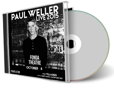 Artwork Cover of Paul Weller 2015-10-08 CD Hollywood Audience