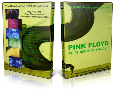 Artwork Cover of Pink Floyd 1994-05-31 DVD Pittsburgh  Audience