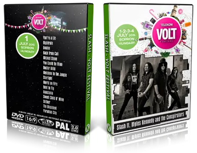 Artwork Cover of Slash 2015-07-01 DVD Volt Festival Proshot