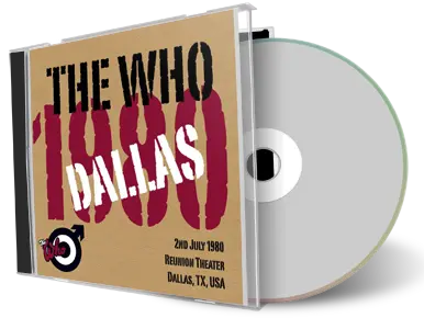 Artwork Cover of The Who 1980-07-02 CD Dallas Audience