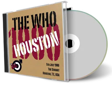 Artwork Cover of The Who 1980-07-05 CD Houston Audience