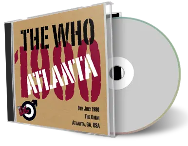 Artwork Cover of The Who 1980-07-09 CD Atlanta Audience