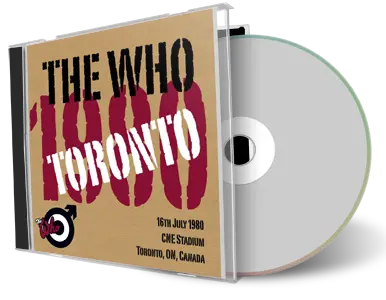 Artwork Cover of The Who 1980-07-16 CD Toronto Audience