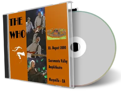 Artwork Cover of The Who 2000-08-22 CD Sacramento Soundboard