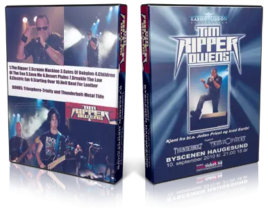 Artwork Cover of Tim Ripper 2010-09-10 DVD Haugesund Audience