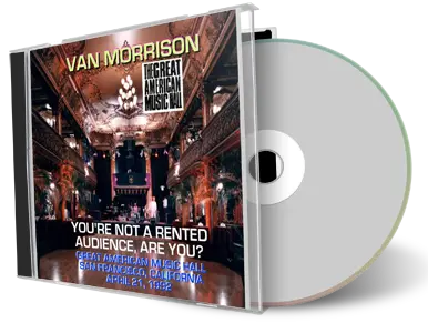 Artwork Cover of Van Morrison 1992-04-21 CD San Francisco Audience
