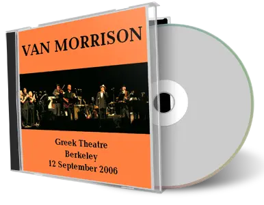 Artwork Cover of Van Morrison 2006-09-12 CD Berkeley Audience