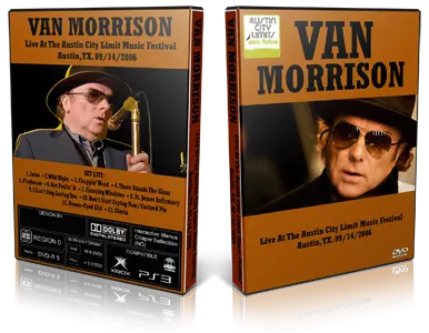 Artwork Cover of Van Morrison 2006-09-14 DVD Austin City Proshot