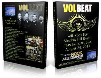 Artwork Cover of Volbeat 2013-08-02 DVD Twin Lakes Audience