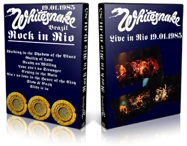 Artwork Cover of Whitesnake 1985-01-19 DVD Rock In Rio Proshot