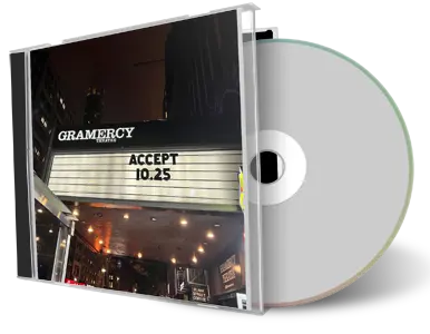 Artwork Cover of Accept 2022-10-25 CD New York City Audience