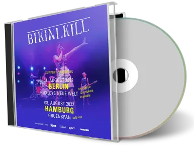 Artwork Cover of Bikini Kill 2022-08-07 CD Berlin Audience