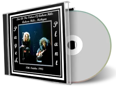 Artwork Cover of Jimmy Page And Robert Plant 1995-10-15 CD Auburn Hills Audience