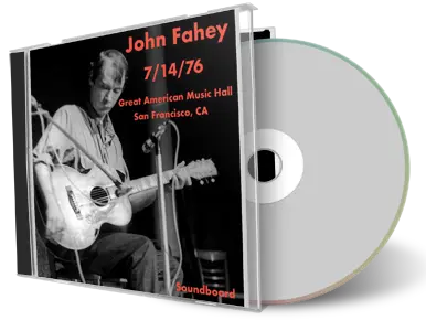 Artwork Cover of John Fahey 1976-07-14 CD San Francisco Soundboard