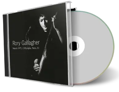 Artwork Cover of Rory Gallagher 1972-03-02 CD Paris Audience