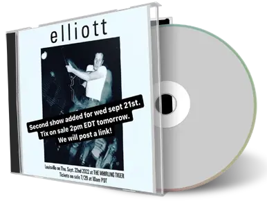 Artwork Cover of Elliott 2022-09-21 CD Louisville Audience