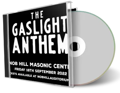 Artwork Cover of Gaslight Anthem 2022-09-16 CD San Francisco Audience