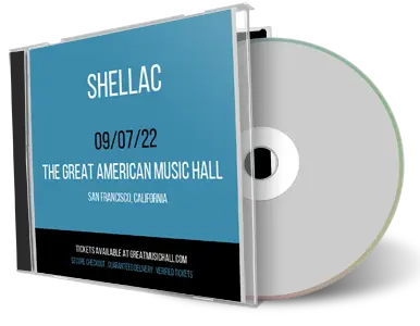 Artwork Cover of Shellac 2022-09-07 CD San Francisco Audience