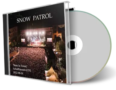 Artwork Cover of Snow Patrol 2022-08-04 CD Schaffhausen Soundboard