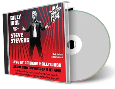 Artwork Cover of Billy Idol 2022-11-09 CD Hollywood Audience