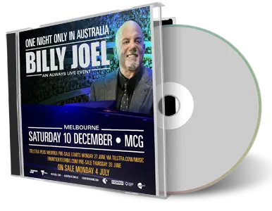 Artwork Cover of Billy Joel 2022-12-10 CD Melbourne Audience