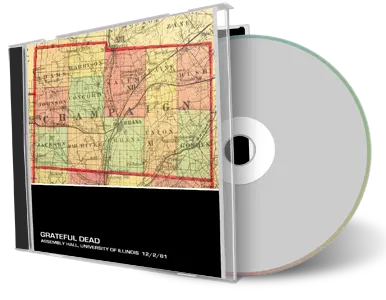 Artwork Cover of Grateful Dead 1981-12-02 CD Champaign Soundboard