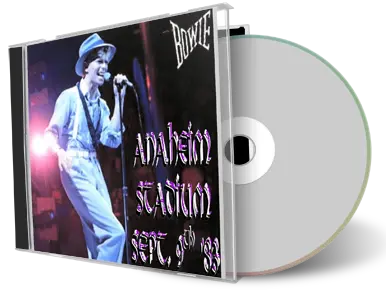 Artwork Cover of David Bowie 1983-09-09 CD Anaheim Audience