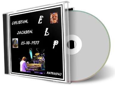 Artwork Cover of Elp 1977-10-25 CD Jackson Audience