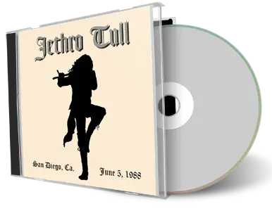 Artwork Cover of Jethro Tull 1988-06-05 CD San Diego Audience