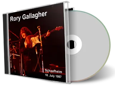Artwork Cover of Rory Gallagher 1987-07-18 CD Schaafheim Audience