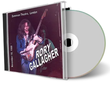 Artwork Cover of Rory Gallagher 1988-11-18 CD London Audience