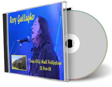 Artwork Cover of Rory Gallagher 1988-11-28 CD Folkestone Audience