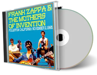 Artwork Cover of Frank Zappa 1968-11-11 CD Fullerton Soundboard