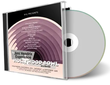 Artwork Cover of Jimi Hendrix 1968-09-14 CD Hollywood Audience