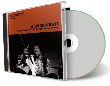 Artwork Cover of Jimi Hendrix Compilation CD The Wild Black Man Of Borneo Conquer Sweden 1967 Audience