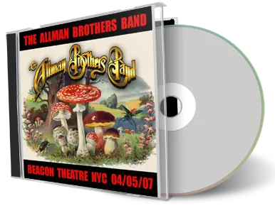 Artwork Cover of Allman Brothers 2007-04-05 CD New York Audience