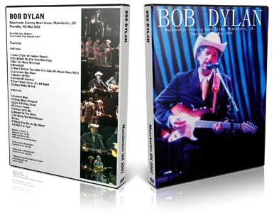 Artwork Cover of Bob Dylan 2002-05-09 DVD Manchester Audience