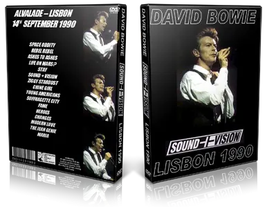 Artwork Cover of David Bowie 1990-09-14 DVD Lisbon Proshot