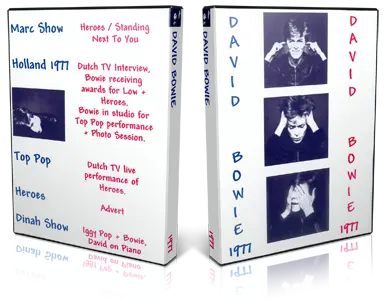 Artwork Cover of David Bowie Compilation DVD Holland 1977 Proshot