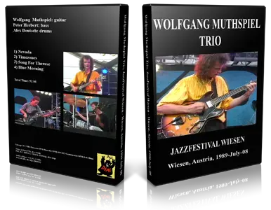 Artwork Cover of Wolfgang Muthspiel Trio Compilation DVD July 1989 Proshot