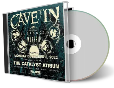 Artwork Cover of Cave In 2022-12-05 CD Santa Cruz Audience
