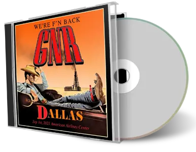 Artwork Cover of Guns N Roses 2021-09-01 CD Dallas Audience