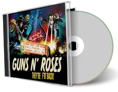 Artwork Cover of Guns N Roses 2021-10-03 CD Hollywood Audience